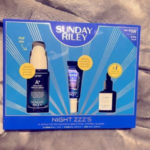 Sunday Riley Gift set retinol for concerns about lines wrinkles and pores ☺️
